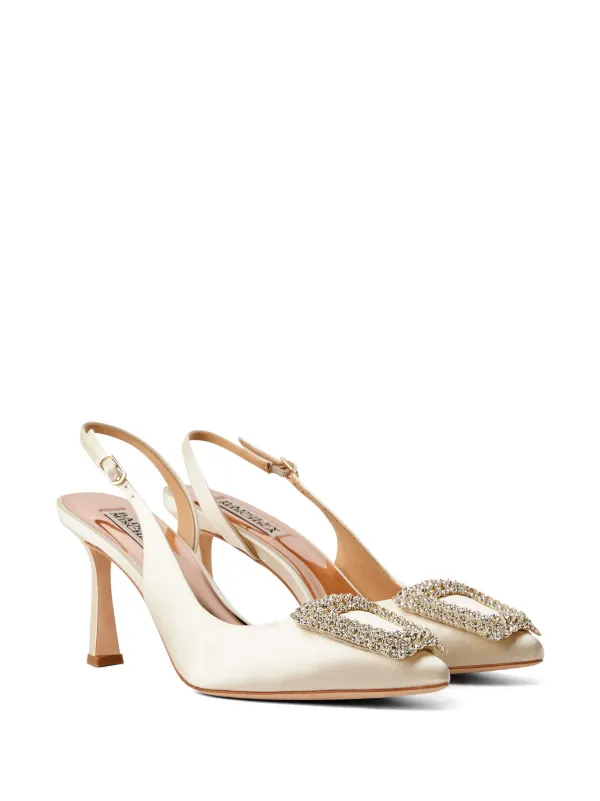 Badgley mischka omega crystal embellished sandal hot sale