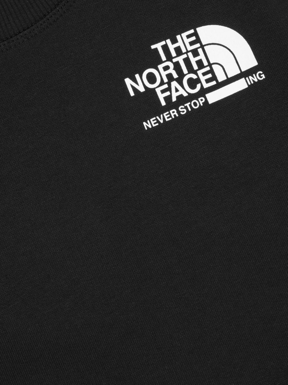 The North Face Kids logo-print Cotton Sweatshirt - Farfetch