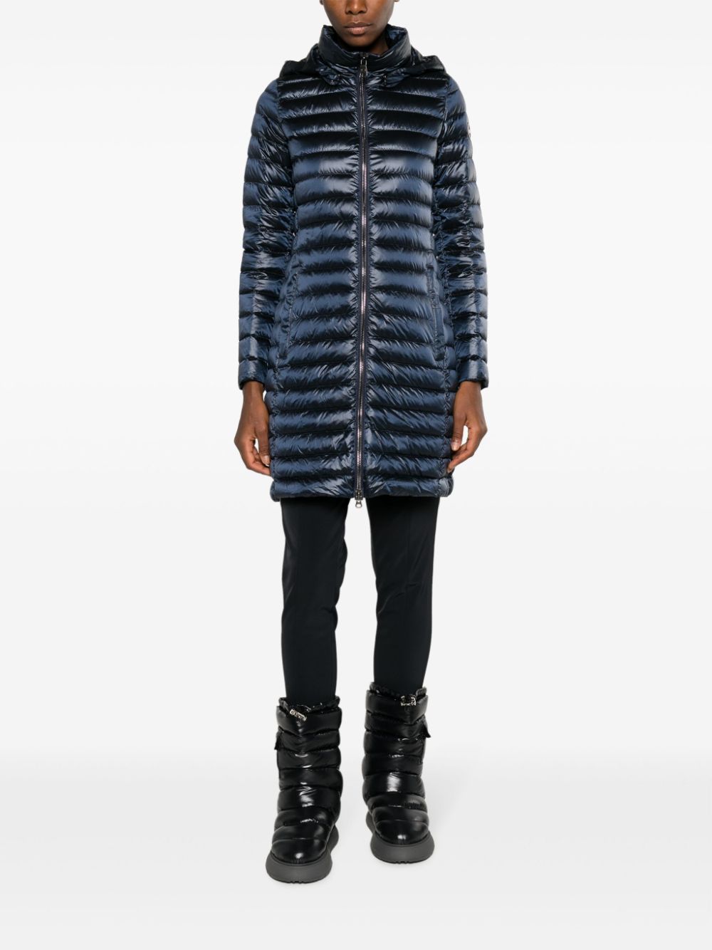 Colmar hooded down padded coat - Blauw