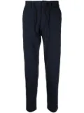 BOSS technical-jersey slim-cut trousers - Blue