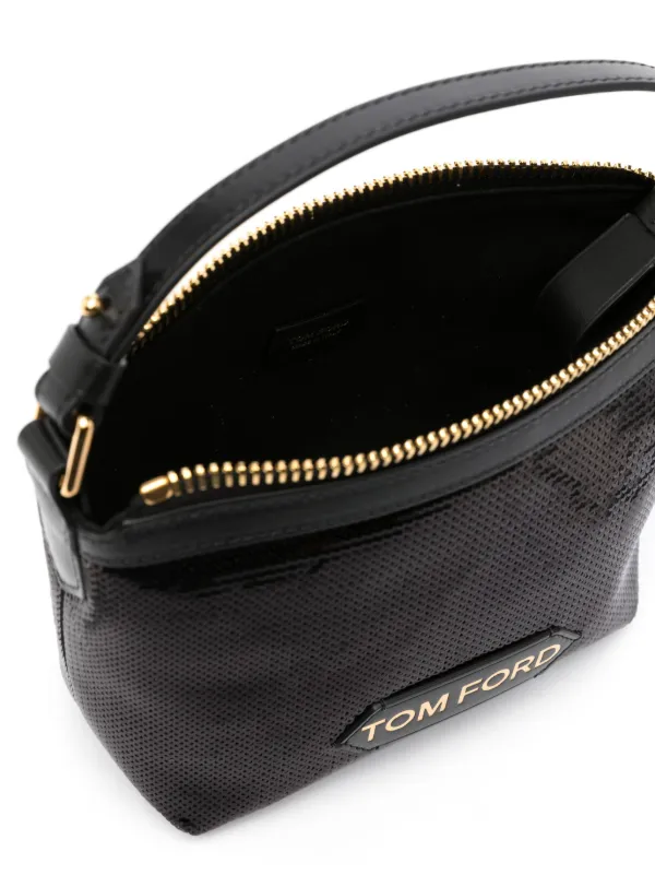 BEADED SEQUIN EMBROIDERY WALLIS MINI BAG | Tom Ford Fashion