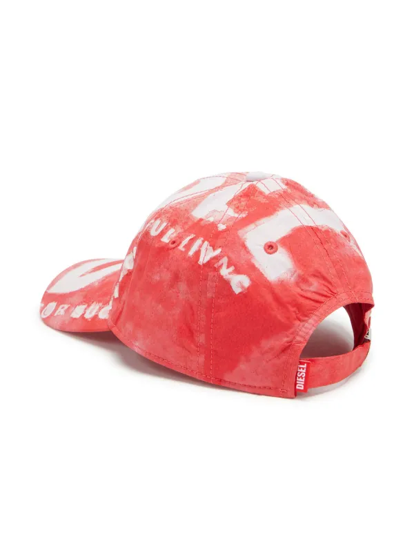 DIESEL | C-EWAN-NY CAP RED A12823 0HIAB 42A キャップ Diesel C-Ewan-Ny ロゴ キャップ | レッド | FARFETCH JP