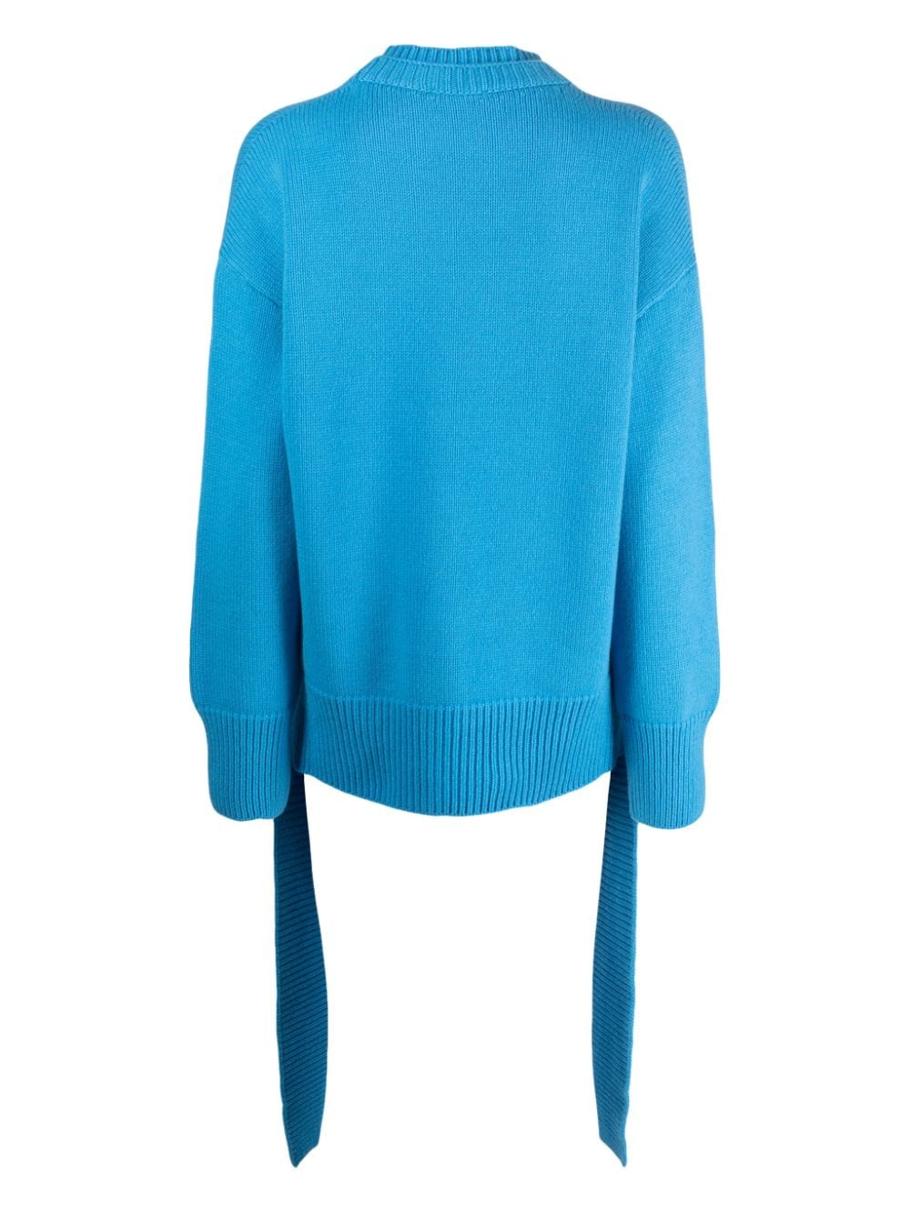MRZ crew-neck wool-cashmere blend jumper - Blauw