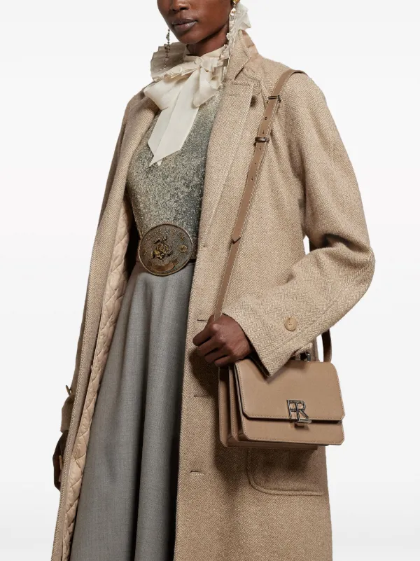 Ralph Lauren Collection RL ロゴプレート レザー ショルダー