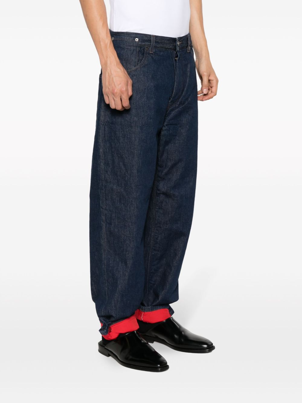 Shop Jacquemus Le De Nîmes Reverso Jeans In Blue