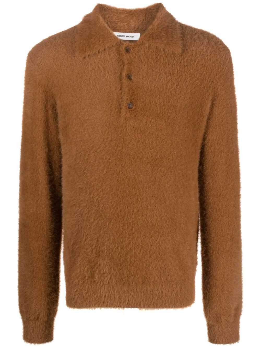 WOOD WOOD BRUSHED POLO JUMPER