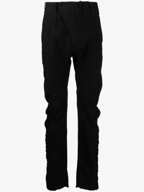 Masnada ribbed cotton tapered trousers