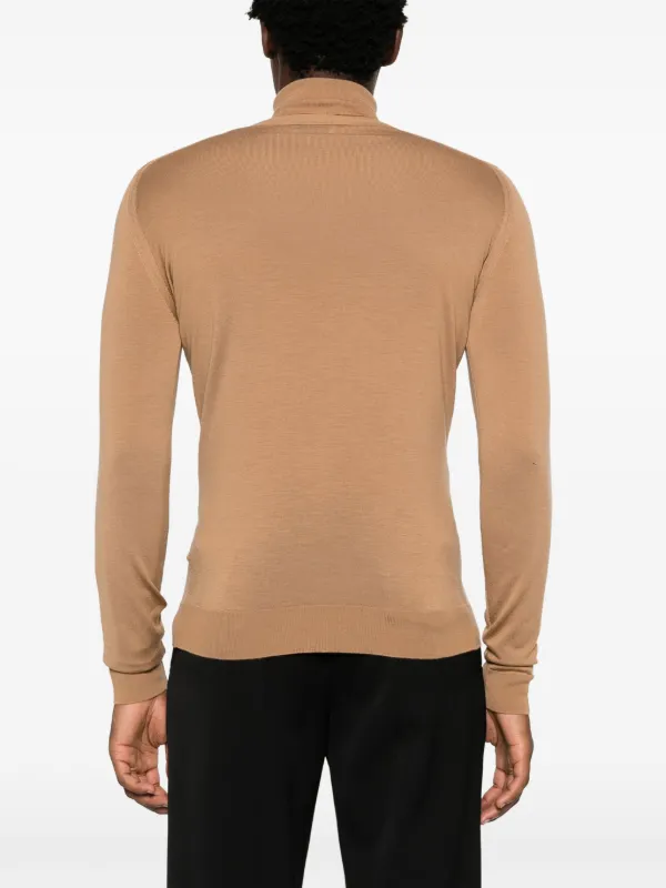 JOHN SMEDLEY ブラウン Vネックカーディガン John Smedley Vネック カーディガン | ブラウン | FARFETCH JP