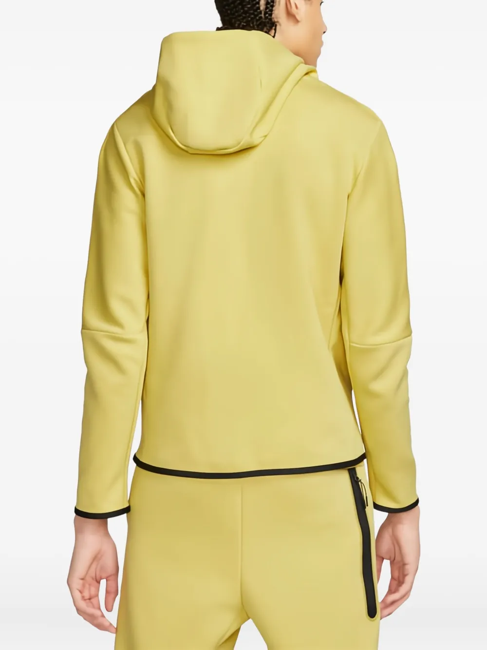 Nike Tech fleece zip-up hoodie Geel