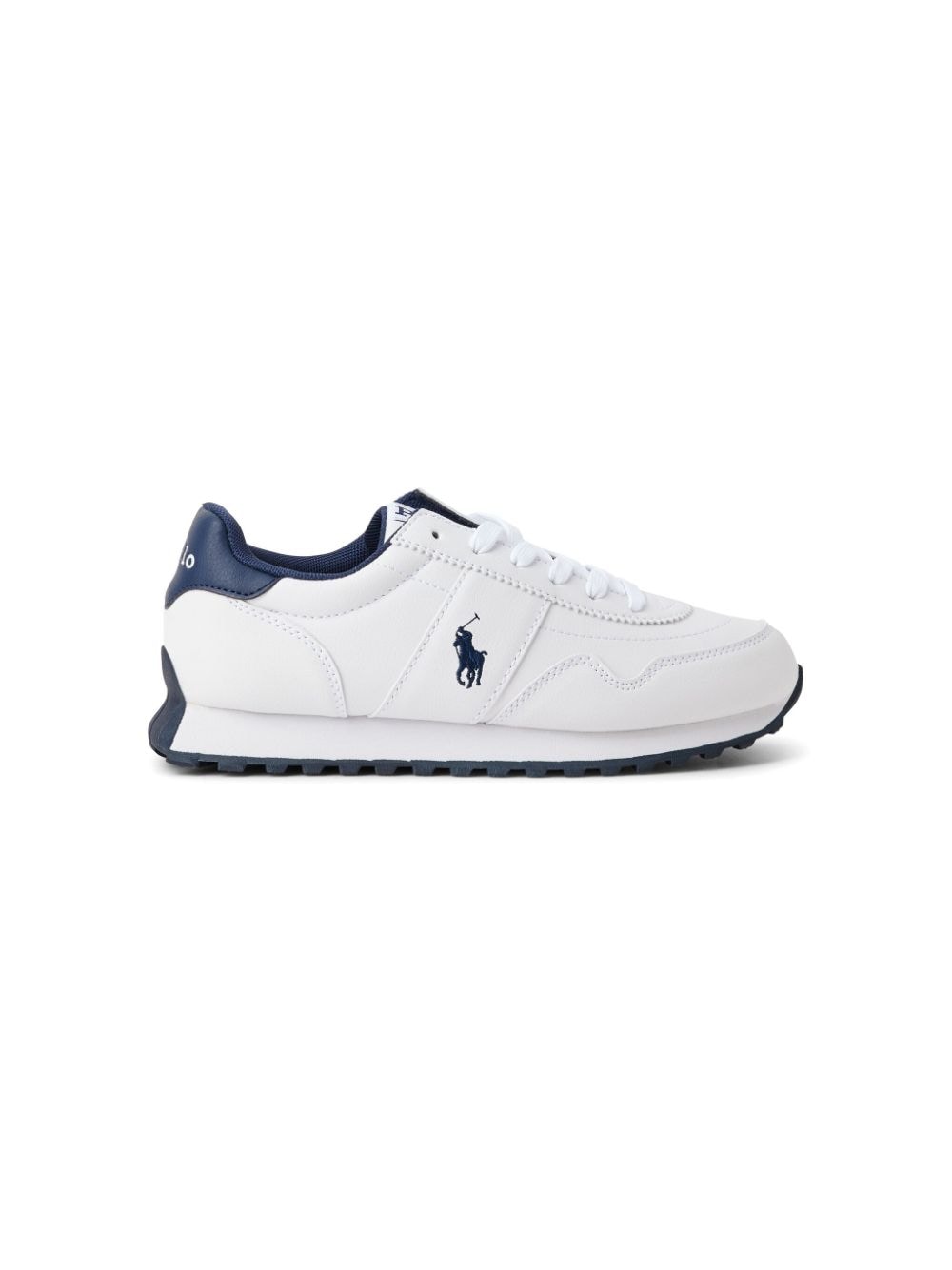 Polo Ralph Lauren Kids' Polo Pony Touch-strap Trainers In White