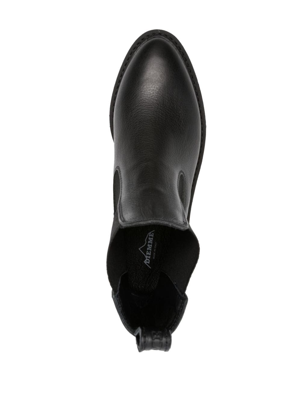 Shop Diemme Almond-toe Leather Boots In Black