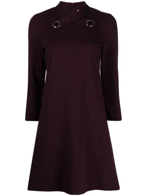 JANE Sophia button-detail minidress
