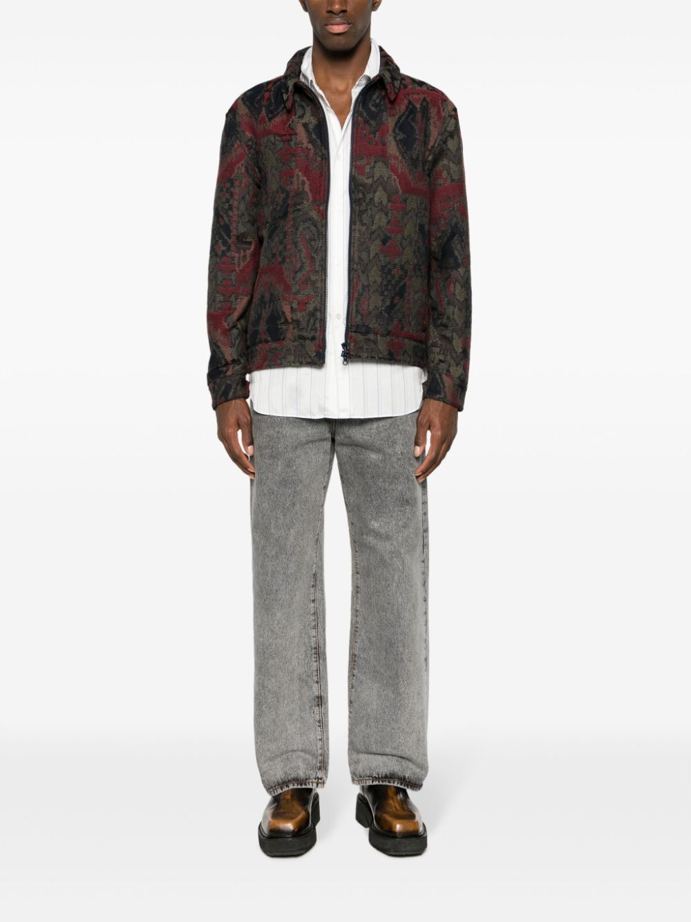 ETRO mid-rise straight-leg jeans - Grijs