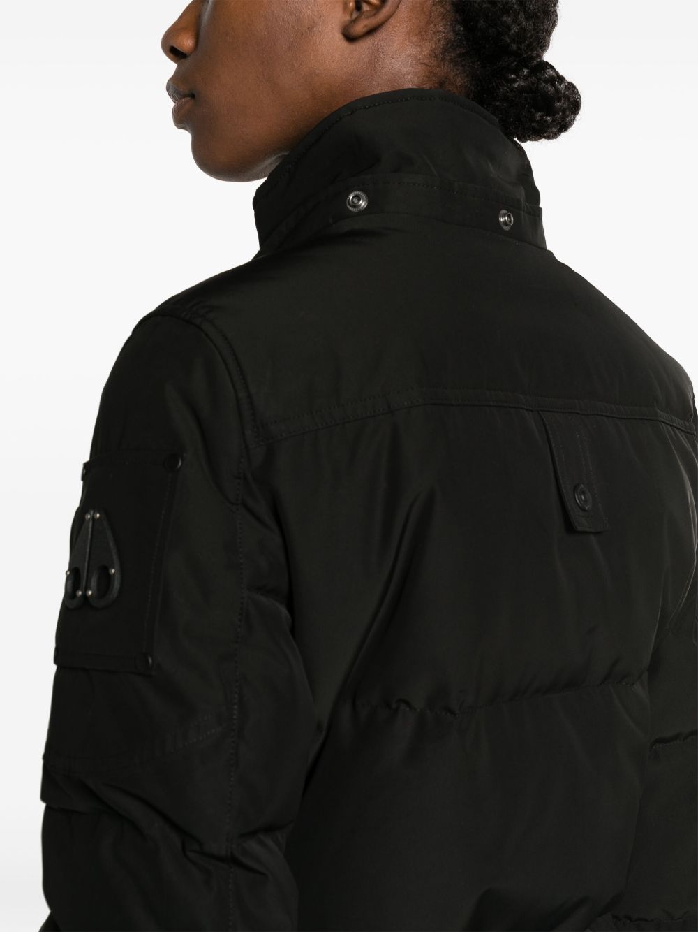 Moose Knuckles logo-patch Padded Jacket - Farfetch