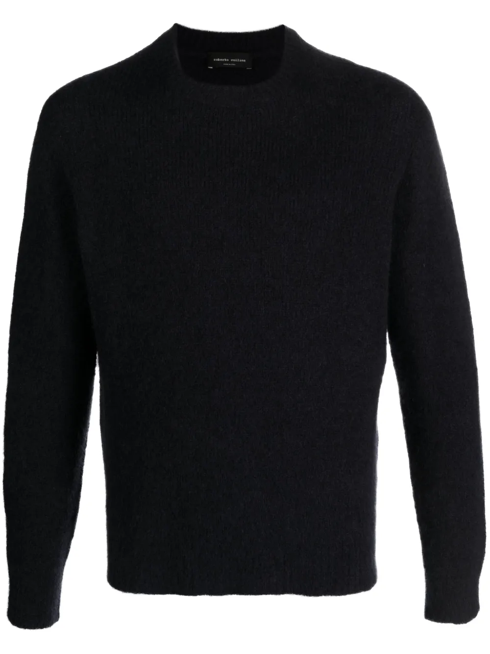 Roberto Collina Trui met ronde hals Blauw