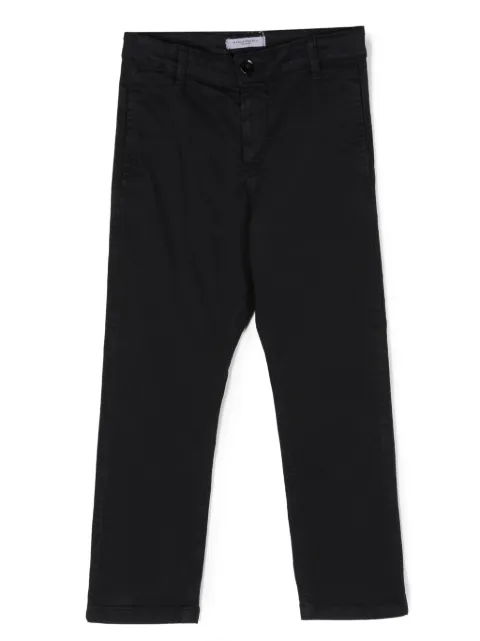 Paolo Pecora Kids pantalones chinos con diseño recto