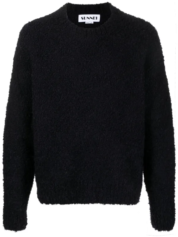 Sunnei crew-neck chunky-knit Jumper - Farfetch