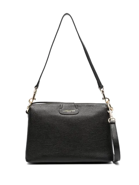 Lancaster logo-stamp leather shoulder bag