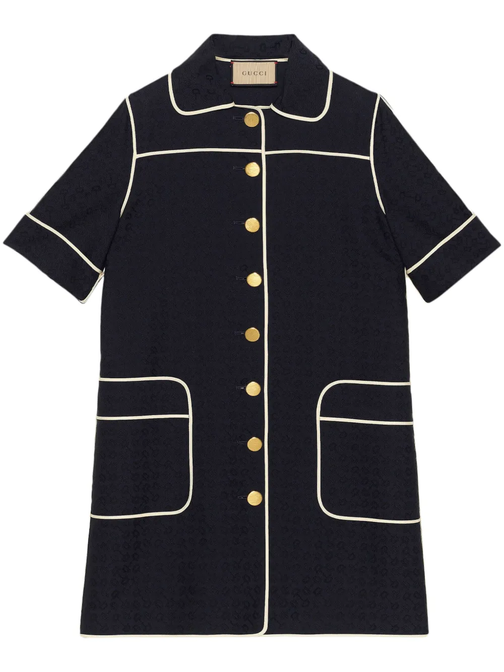 Gucci Mini-jurk met jacquard Zwart