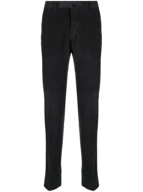 Incotex pantalones chinos de pana rectos