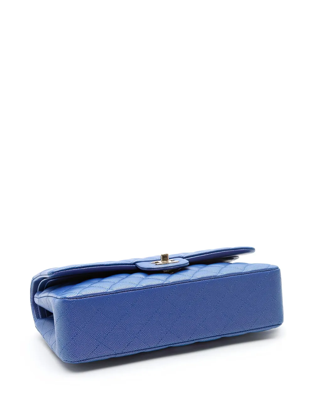Pre-owned Chanel Classic Flap Shoulder Bag In Blue
