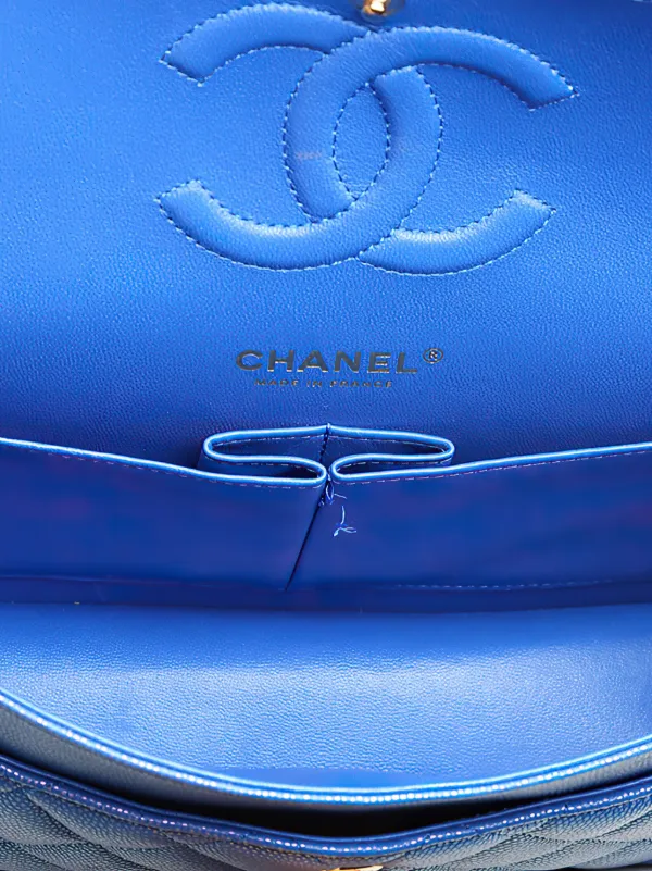 CHANEL Pre-Owned Classic Flap Shoulder Bag | Blue | FARFETCH