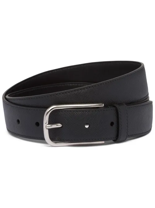 Ceinture en cuir à boucle - Prada - Modalova