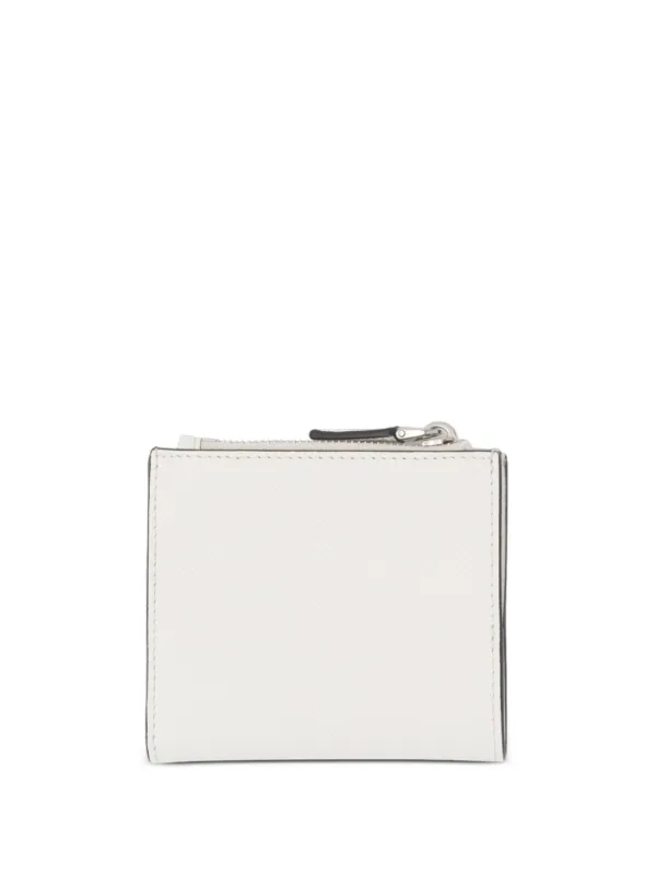 Prada Small Saffiano Leather Wallet White FARFETCH