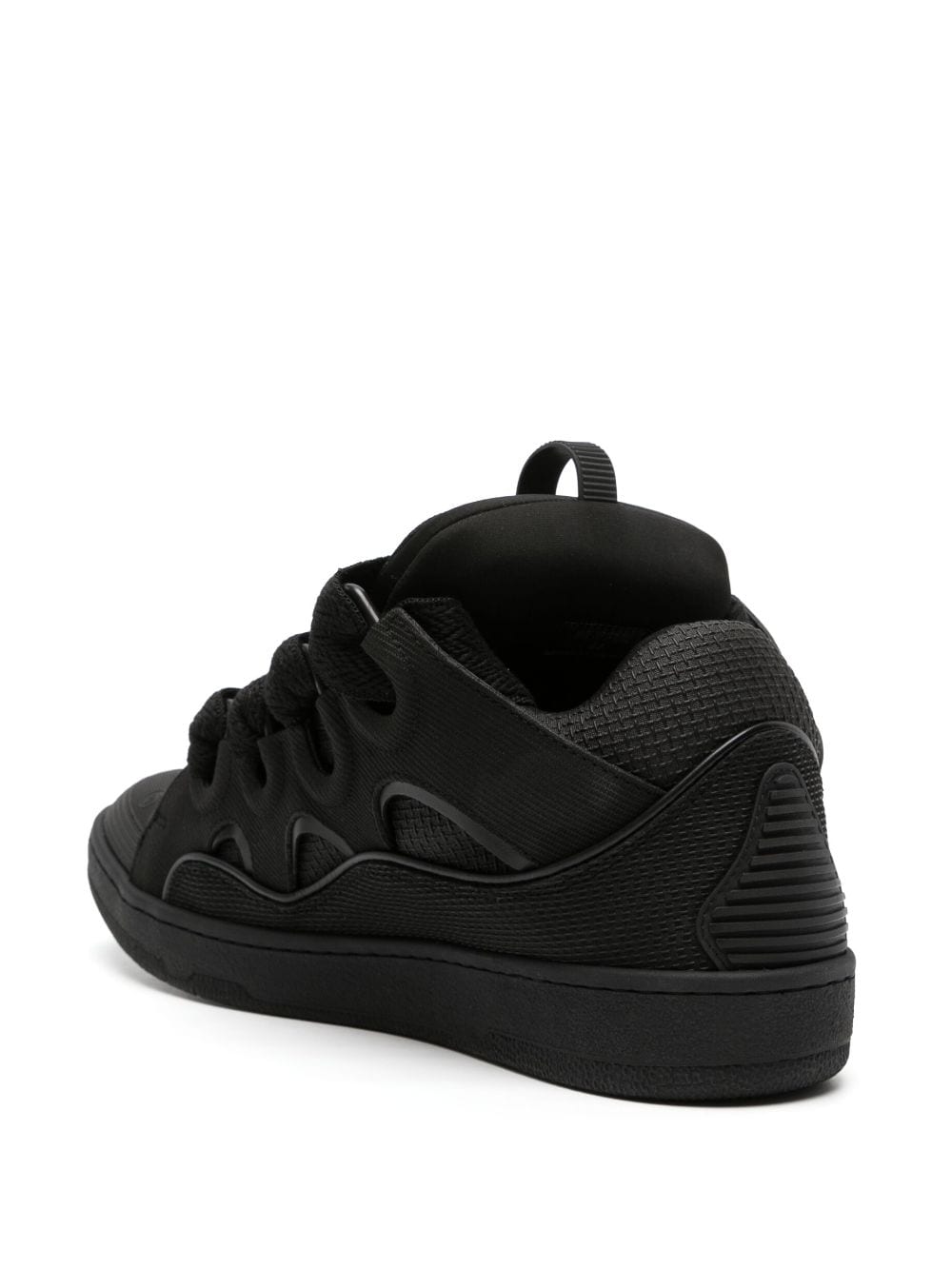 Shop Lanvin Curb Chunky Sneakers In Black