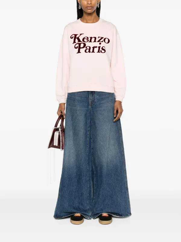 Kenzo Verdy フロックロゴ スウェットシャツ | ピンク | FARFETCH JP