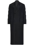 The Row Catena wool-silk coat - Black