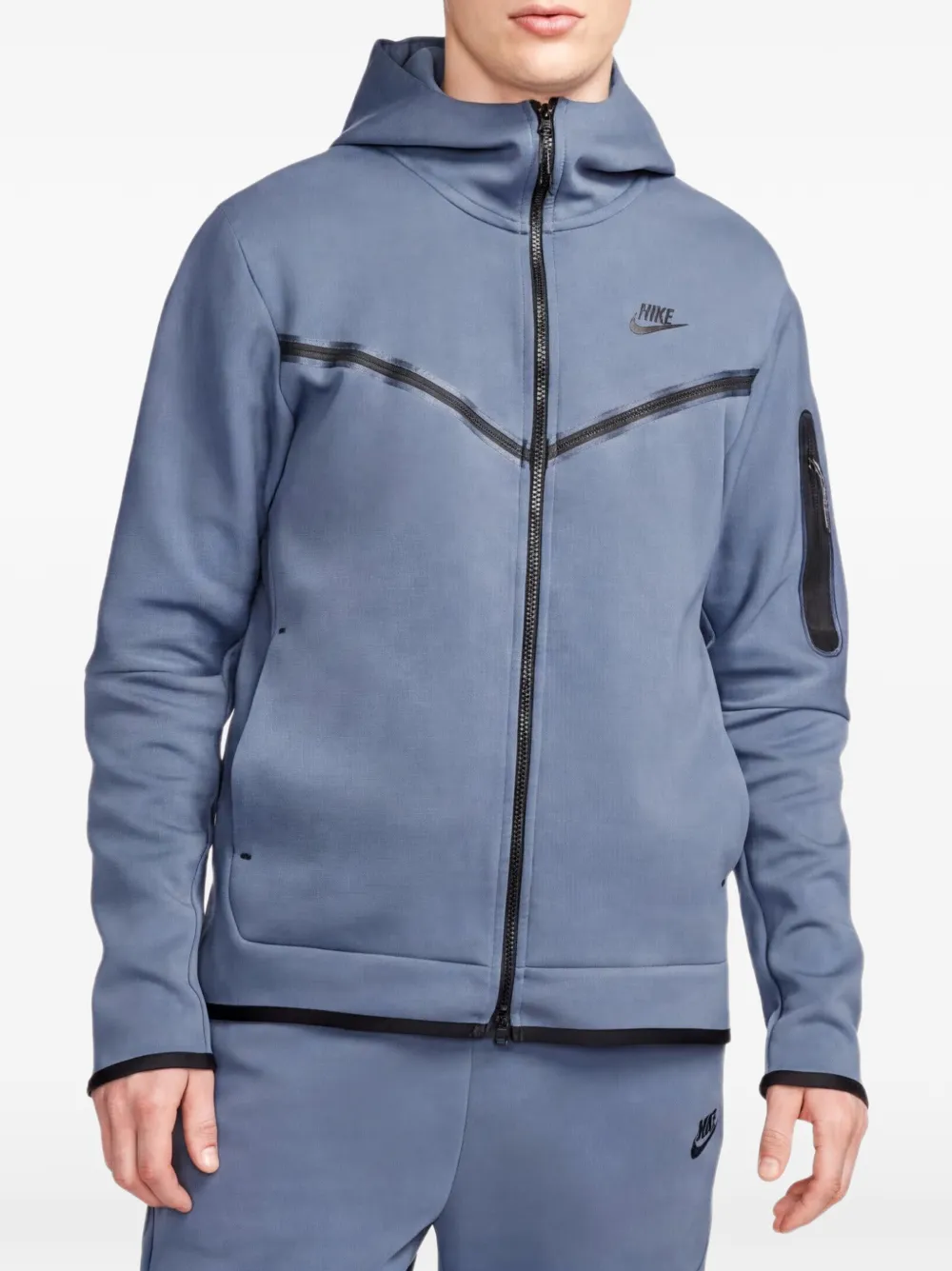 Nike Hoodie met rits Blauw