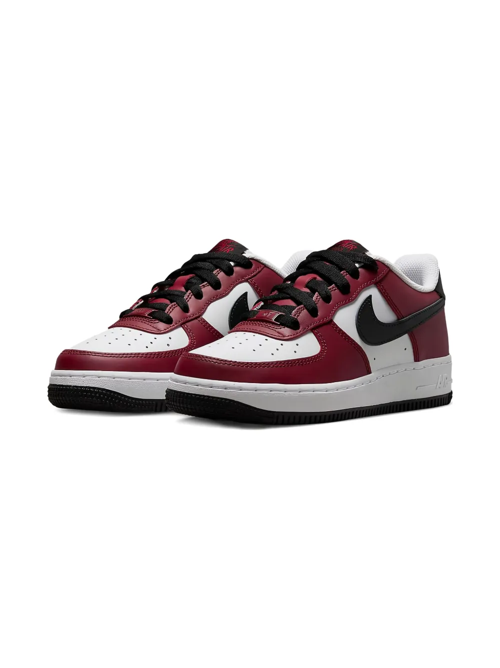 Nike Kids Air Force 1 Low LV8 "Team Red" sneakers