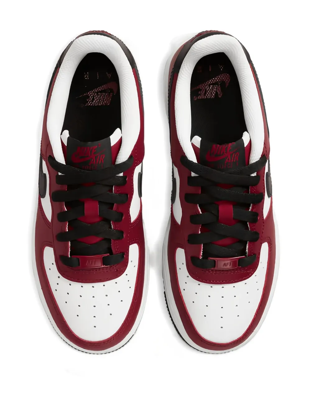 Nike Kids Air Force 1 Low LV8 "Team Red" sneakers