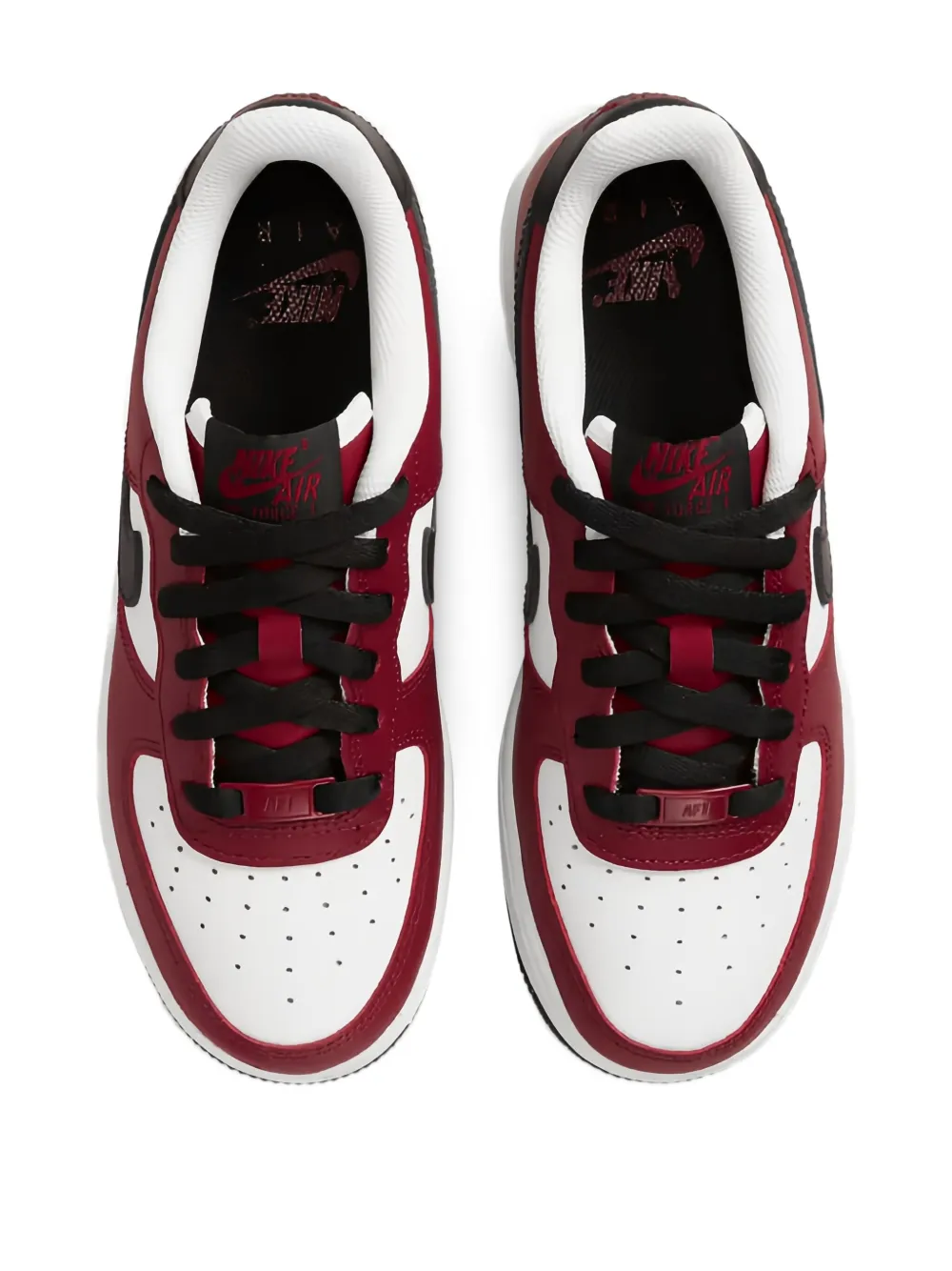 Nike Kids Air Force 1 Low LV8 "Team Red" sneakers