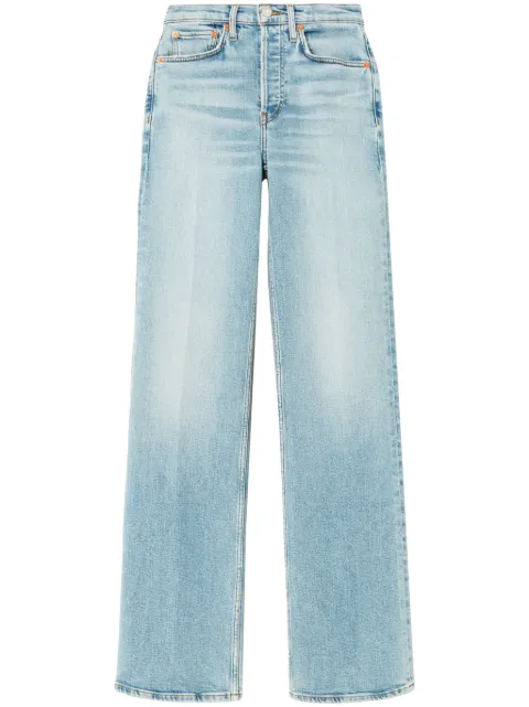 RE/DONE jeans rectos con parche del logo