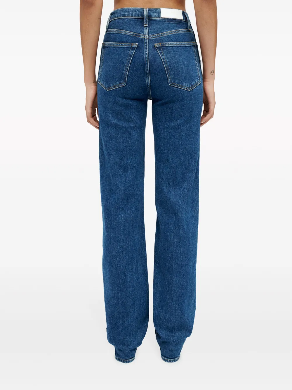 RE DONE High waist jeans Blauw