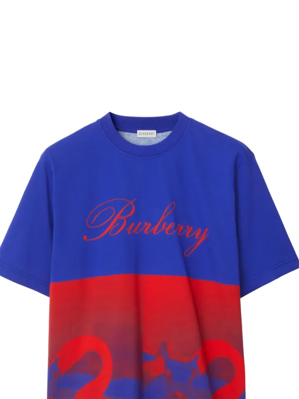 Burberry logo-print jersey clearance t-shirt