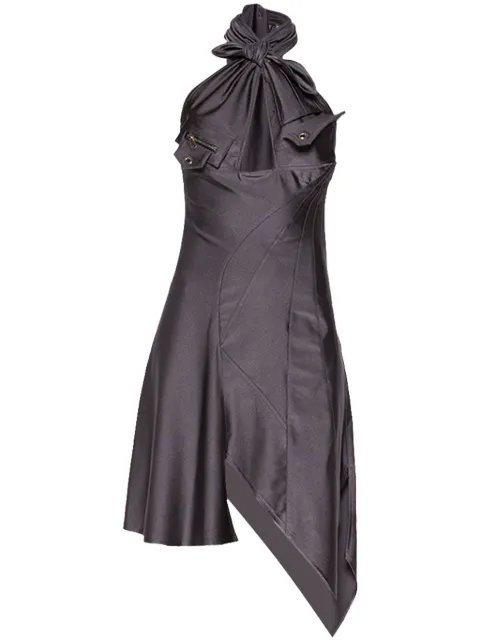 Coperni asymmetric halterneck minidress