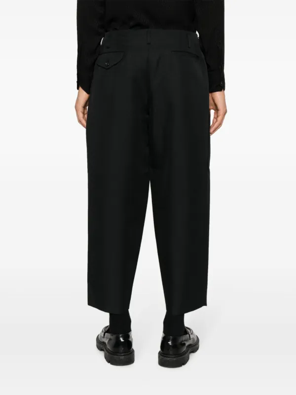 Comme Des Garçons Homme Plus pleat-detail Cropped Trousers - Farfetch