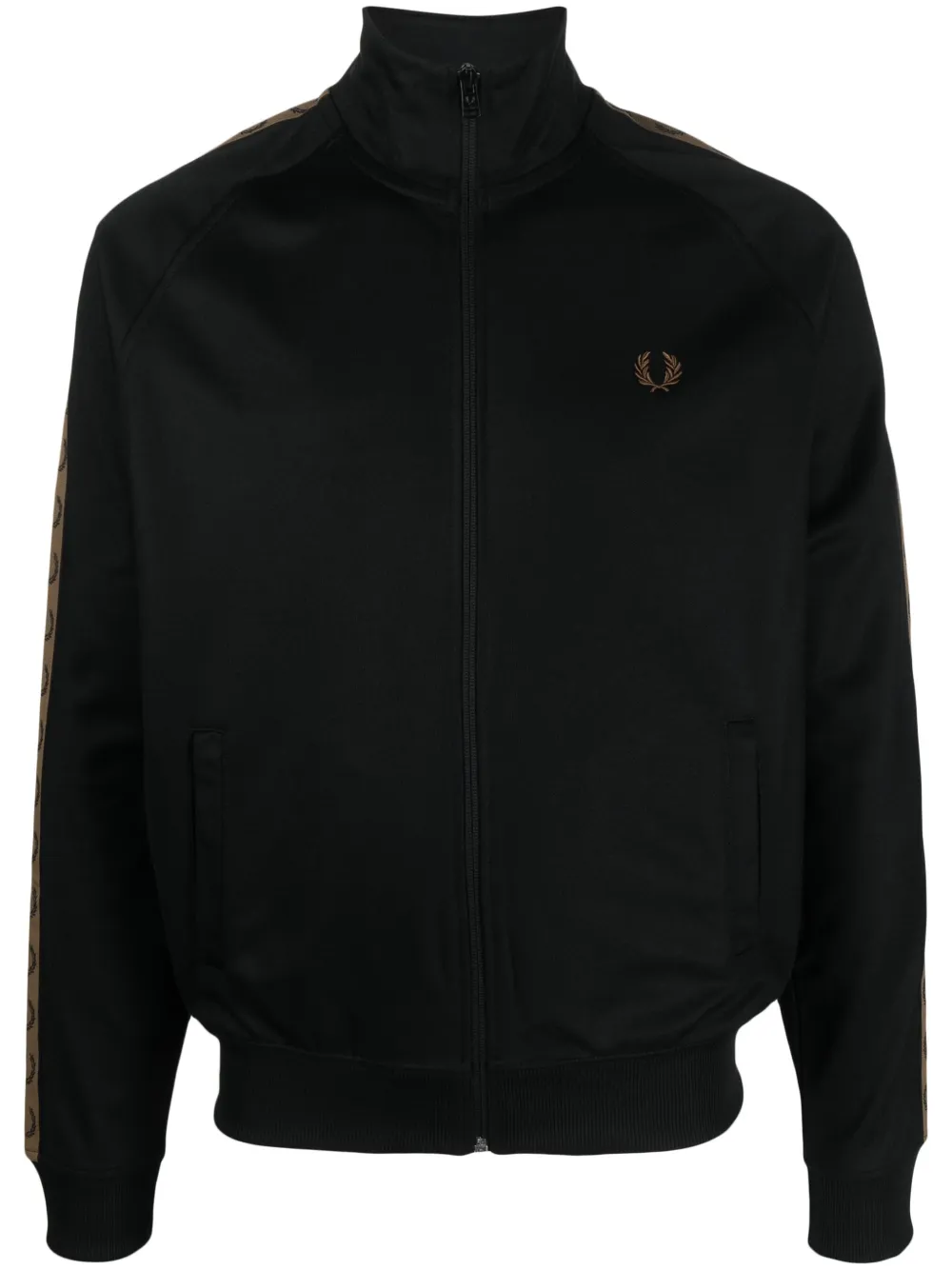 Fred Perry Taped trainingsjack Zwart
