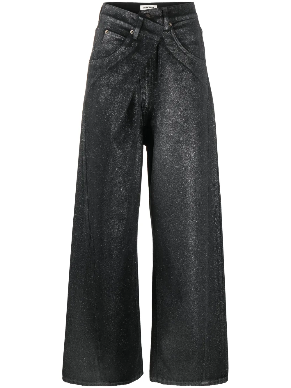 DARKPARK Jeans met wijde pijpen Zwart