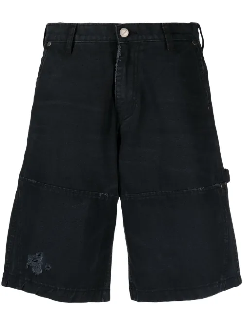 Short en jean à effet usé - RHUDE - Modalova