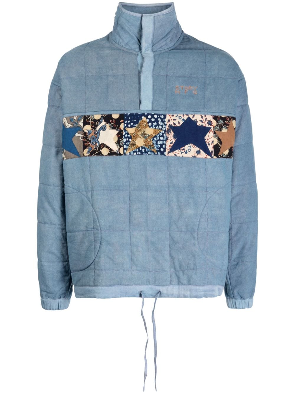 STORY mfg. Polite padded organic cotton jacket - Blu