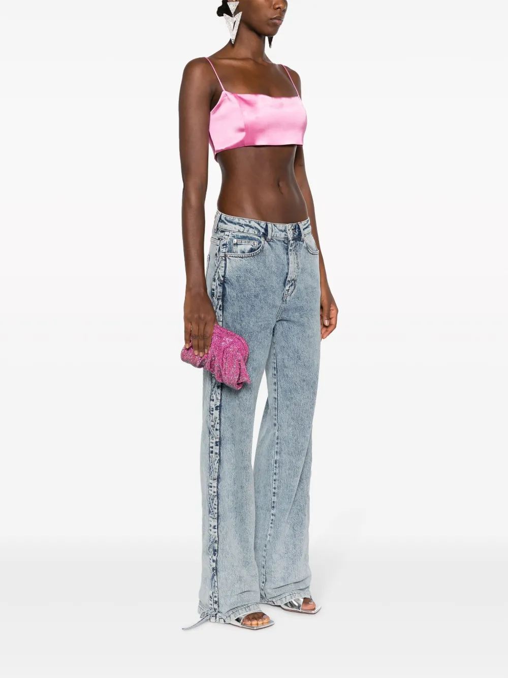 Benedetta Bruzziches Venus La Petite clutch - Roze Top Merken Winkel