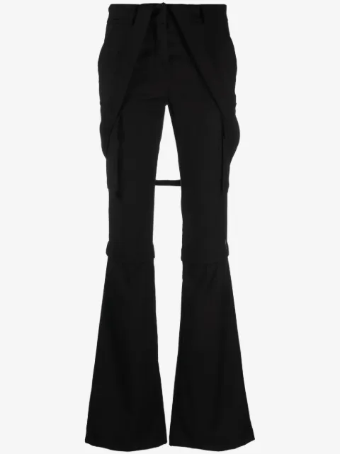 ANDREĀDAMO detachable-leg cargo trousers