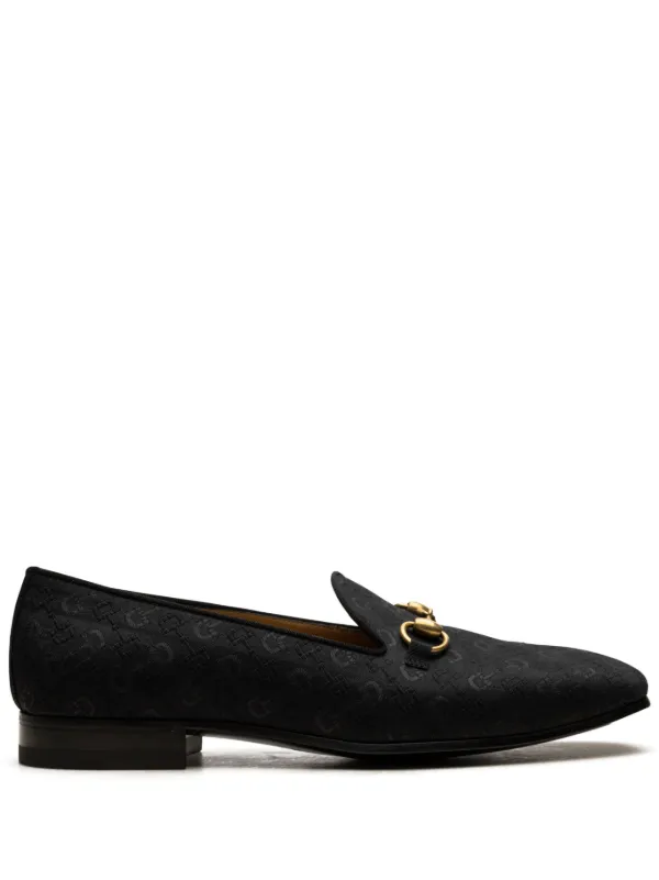 Gucci jordaan best sale velvet loafer womens