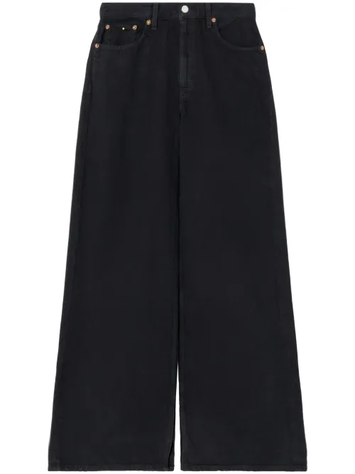 RE/DONE Jean ample Low Rider - Noir - RE/DONE - Modalova