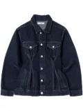 RE/DONE pintuck denim jacket - Blue