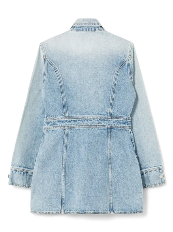 Denim trucker dress sale